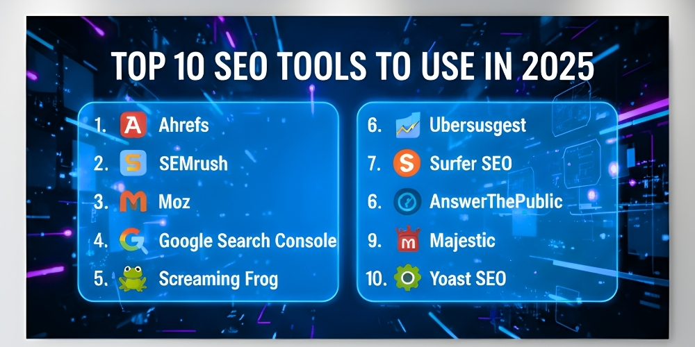 Top 10 SEO Tools to Use in 2025